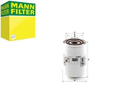 FILTRAS ALYVOS DOOSAN P425 P600 XP5535WCU MANN-FILTER 