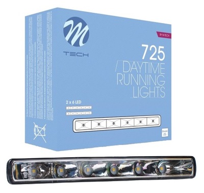 Drl свет дневные 6 osram led 1100 lumem ldo 725 фото №1