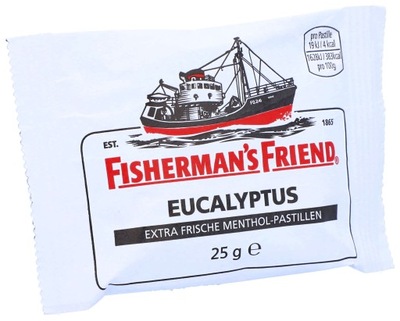 Cukierki mięta eukaliptus extra mocne Fisherman's Friend 25g