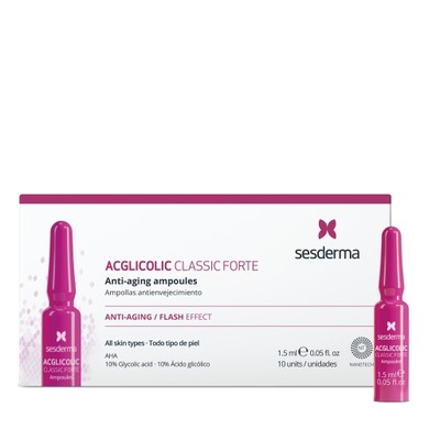 Sesderma Acglicolic Classic Forte 1,5 ml x 10 ampułek serum do twarzy