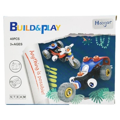 Build Play Klocki Konstrukcyjne Mały Inżynier 40el