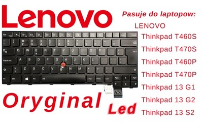 Oryginalna Klawiatura LENOVO Thinkpad T470s T460s T460 T460P T470P PL LED