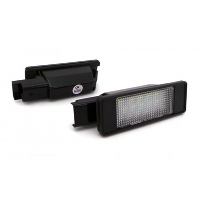 CITROEN DS5 LUCES PLACA REJESTRACYJNA DIODO LUMINOSO LED 2 PIEZAS  