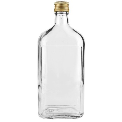 Butelka szklana PIERSIÓWKA 500ml z zakrętką ZESTAW 6sztuk na bimber wódkę