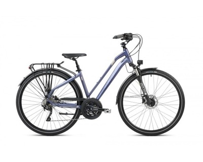 Rower ROMET GAZELA 9 fioletowo-złota 19 L