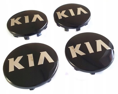 KIA 4X КОЛПАЧКИ KAPSLE КОЛПАЧКИ DO ДИСКОВ 58MM/50MM