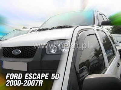 MAZDA TRIBUTE 2000-2007R SIDE-WINDOW DEFLECTORS DOOR HEKO  