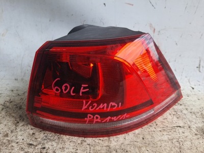 Vw golf vii r 12-16 лампа правая 5g9945095d фото №1