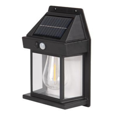 LAMPA SOLARNA LED LATARNIA KINKIET OGRODOWY ELEWACYJNY Z CZUJNIK RUCHU