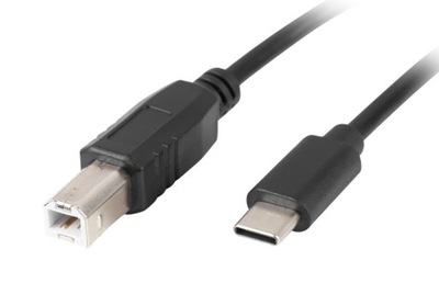 Kabel USB-C - USB-B USB 2.0 drukarka dysk HD 1.8m