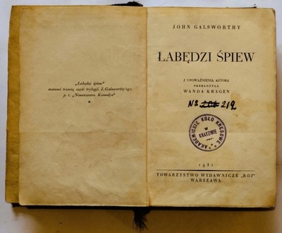 John Galsworthy - Łabędzi śpiew