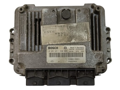 Блок керування бортовий комп'ютер двигуна renault scenic ii 2 0281011390 8200310863 фото №1