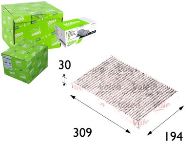 VALEO ФИЛЬТР САЛОНА 4A0819430A 4B0819439A 4B00918
