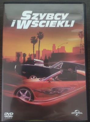 Film Szybcy i wściekli płyta DVD