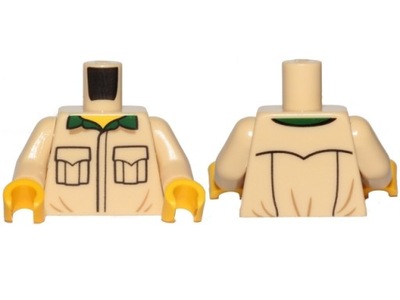 LEGO 973pb3167c01 Tan Torso Shirt kurtka NOWY