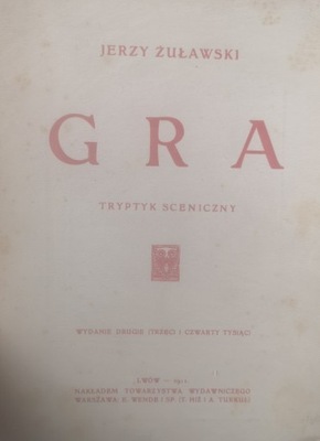 Gra tryptyk sceniczny 1912 r.