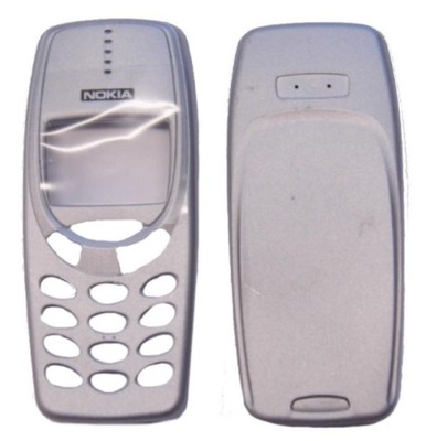 ORYGINALNA OBUDOWA NOKIA 3310 KOMPLET SILVER