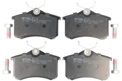 OPTIMAL BP-10066 SET PADS HAMULCOWYCH, BRAKES TARCZOWE  