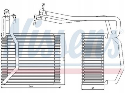 ВИПАРНИК FORD NISSENS 92194