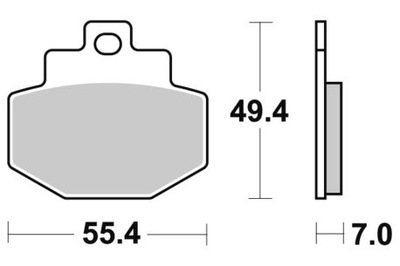 Sbs Brakepads Ceramic (772HF)