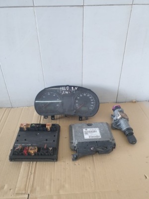 Блок керування набір запуск vw polo 9n 1,4 036906034jc фото №1