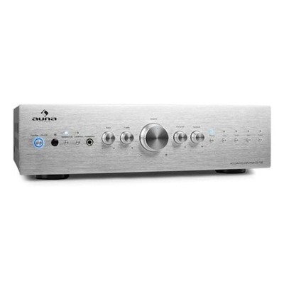Auna CD708 Wzmacniacz Hi-Fi stereo AUX 600 W kolor srebrny
