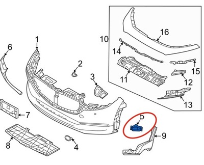 Захист ліва, отвір лампа бампер cx-30 2019- фото №1