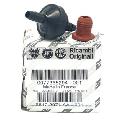 VÁLVULA DE VACÍO EMFISEMA ACEITES 1.75 TBI ALFA ROMEO 77365294 FCA CON ORIGINAL  