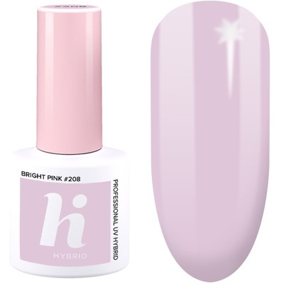 HI HYBRID - LAKIER HYBRYDOWY #208 BRIGHT PINK 5ML