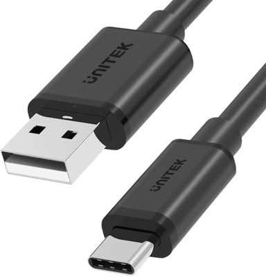 Kabel Unitek USB Typu A - USB Typu C 25cm czarny