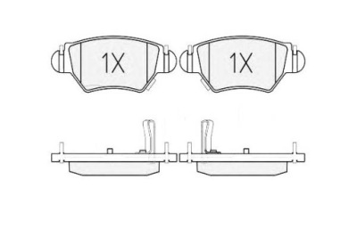 Meyle гальмівні колодки ham. opel задній astra g/zafira фото №1