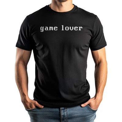 Koszulka T-shirt Game Słowo Gry Humor L