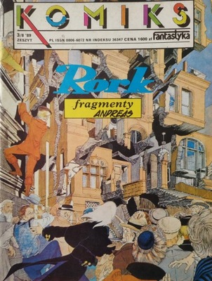 Komiks fantastyka 3/89 Rork Fragmenty Andreas