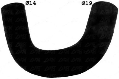 Sasic 3406162 шланг гнучкий радіатора фото №1