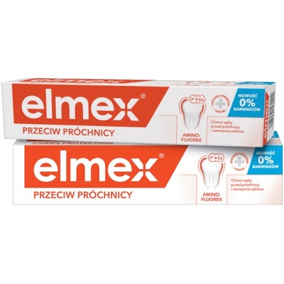 Elmex Pasta do Mycia Zębów Przeciw Próchnicy 2x75ml