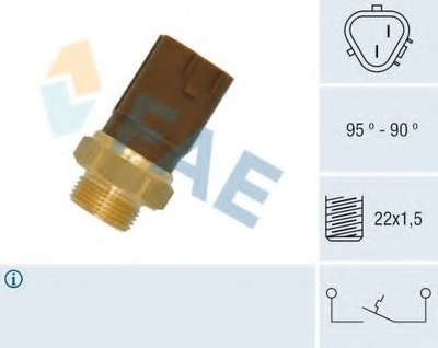 CONMUTADOR DE VENTILADOR DEL RADIADOR AUDI SEAT SKODA VW  