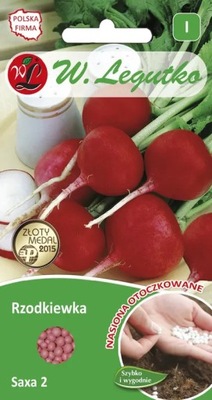 Rzodkiewka Saxa 2 Czerwona 300 szt. - Nasiona -...