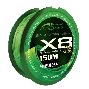 Plecionka Mistrall SHIRO X8 GREEN 150M 0,13MM