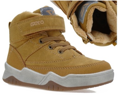 Buty zimowe, ocieplane polarem camel 27 P5-176