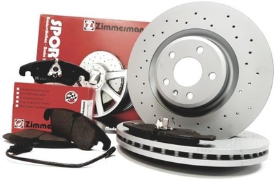 ZIMMERMANN SPORT TARCZE+KLOCKI P AUDI A5 8T 345MM