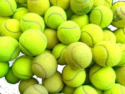 Markowe piłeczki tenisowe - używane cena za 24 szt