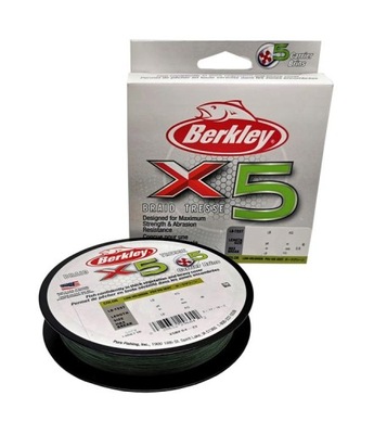 Berkley Braid x5 0.17mm 9.1kg 150m Low-Vis Green