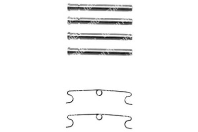 Delphi набор монтажный тормозных колодок vw transporter iv фото №1