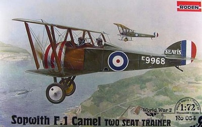 Roden 054 1/72 Sopwith F.1 Camel Two Seat Trainer