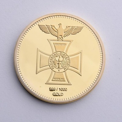 Niemcy 1872 pamiątkowe medale złote niemcy krzyż