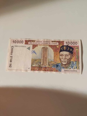 Burkina Faso - 10000 Franków - 1998