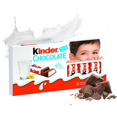 Batoniki KINDER CHOCOLATE 100g czekolada kinderki