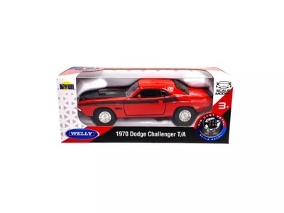 WELLY METALOWY MODEL 1970 DODGE CHALLENGER T/A