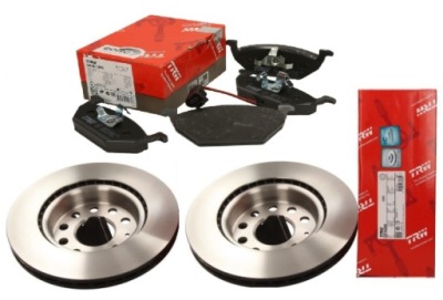 Тормозные диски тормозные колодки перед seat altea leon 1p toledo iii фото №1