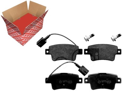 Febi bilstein 16898 набор тормозных колодок тормозных, тормоза дисковые фото №1